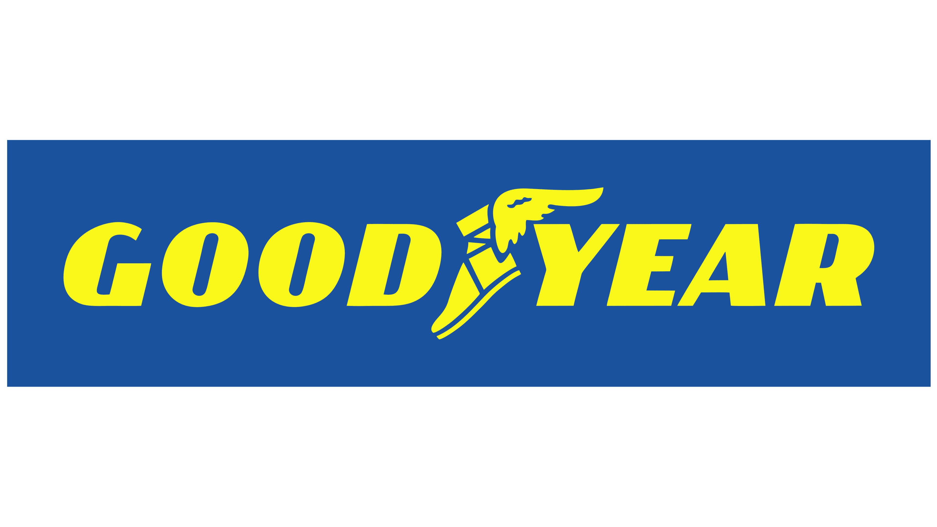 Brand logo for Goodyear tires