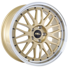 720 Form FF14 (Gold - Machined Lip) Wheels