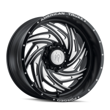 AMERICAN TRUXX FORGED TWISTED (MATTE BLACK/MILLED) Wheels