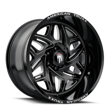 AMERICAN TRUXX EUPHORIA (BLACK/MILLED) Wheels