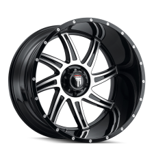 AMERICAN TRUXX VORTEX (BLACK/MACHINED) Wheels