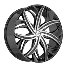 AZARA AZA-541BM (Gloss Black Machined) Wheels
