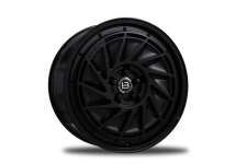 Braelin BR16 (Matte Black with Gloss Black Lip) Wheels