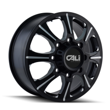 CALI OFF-ROAD BRUTAL (FRONT BLACK/MILLED SPOKES) Wheels