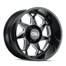 CALI OFF-ROAD SEVENFOLD (GLOSS BLACK/MILLED SPOKES) Wheels