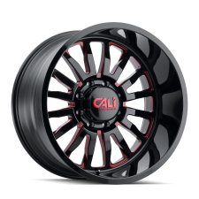 CALI OFF-ROAD SUMMIT (GLOSS BLACK/RED MILLED SPOKES) Wheels