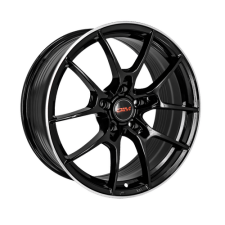 DIM WC001 BLACK SILVER LIP (Black Silver Lip) Wheels