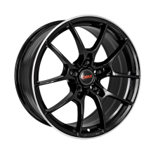 DIM WC001 (Black Silver Lip) Wheels