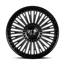 DOLCE LUXURY Razzo (Glossy Black Lip Matte Black Face) Wheels