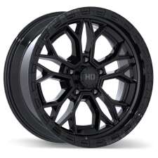 Fast HD Muramasa (Gloss Black with Grey Milling) Wheels