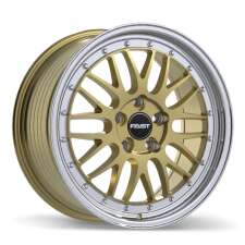 Fast Wheels FR01 (Gloss Gold with Machined Lip) Wheels