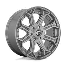 FUEL OFF-ROAD D705 SIEGE (BRUSHED GUN METAL TINTED CLEAR) Wheels