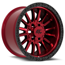 GT OFFROAD CHAMBER (Black Ring / Anodized red centre) Wheels