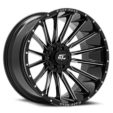 GT OFFROAD Stark Gloss Black Milled (Gloss Black Milled) Wheels