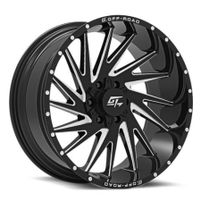 GT OFFROAD Tomahawk Gloss Black Milled (Gloss Black Milled) Wheels