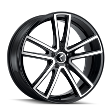 KRAZE LUSSO (BLACK/MACHINED) Wheels