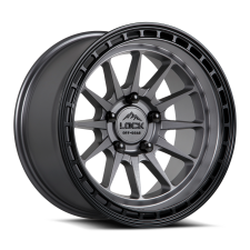 Lock Off-Road Baja (Matte Grey W Matte Black Ring) Wheels