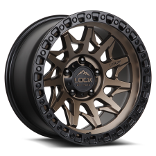 Lock Off-Road Lunatic (Matte Bronze W Matte Black Ring) Wheels