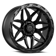 Lock Off-Road Matrix (Matte Black W Matte Black Ring) Wheels