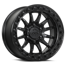 Lock Off-Road Trail (Matte Black W Gloss Black Ring) Wheels