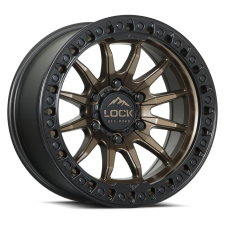 Lock Off-Road Trail (Matte Bronze W Matte Black Ring) Wheels