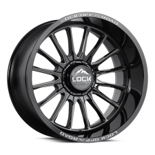 Lock Xtreme Xtreme (Gloss Black Milled) Wheels