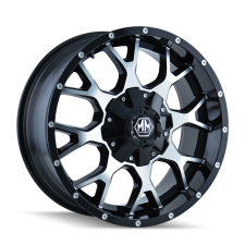 MAYHEM WARRIOR (BLACK/MACHINED FACE) Wheels