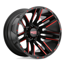 Moto Metal MO978 RAZOR (SATIN  BLACK MACHINED RED TINT) Wheels