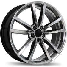 Replika R195 (Dark Hyper Silver) Wheels