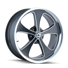 RIDLER 645 (MATTE BLACK/MACHINED FACE/POLISHED LIP) Wheels