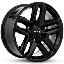 RTX GM04 (Black, Gloss Black) Wheels