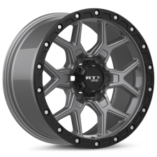 RTX Storm (Gunmetal, Matte Gunmetal with Black Lip and Milled Rivets) Wheels