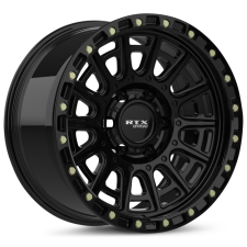 RTX Striker (Black Machined, Gloss Black with Milled Rivets) Wheels