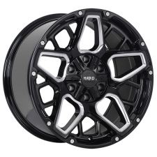 Ruffino HARD Blast (Gloss Black - Milled Edge) Wheels