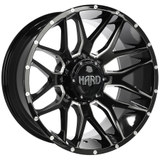 Ruffino HARD Mudder (Gloss Black - Milled Edge) Wheels