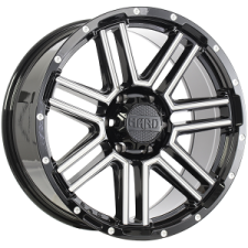 Ruffino HARD MYSTIC (Gloss Black - Milled Edge) Wheels