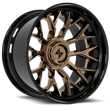 SENTALI BARREL FORGED XTREME BFX2 (Gloss Black Lip / Bronze Centre) Wheels