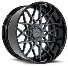 SENTALI BARREL FORGED XTREME BFX5 (Gloss Black Lip / Gun Metal Centre) Wheels