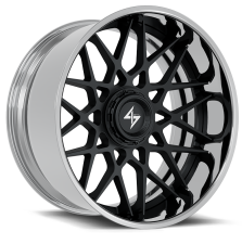 SENTALI BARREL FORGED XTREME BFX5 (Polished Lip / Gloss Black Centre) Wheels