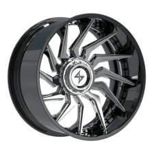 SENTALI BFX BFX4 (Gloss Black Lip / Chrome Centre) Wheels