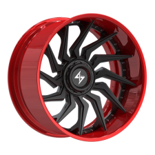 SENTALI BFX BFX4 (Red Lip / Matte Black Centre) Wheels
