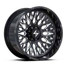 Sentali Forged SF-6 (Gloss Black Milled) Wheels