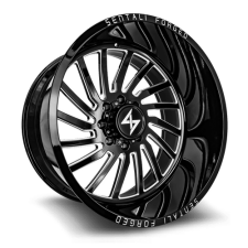 Sentali Forged SF1BM (Gloss Black Milled) Wheels