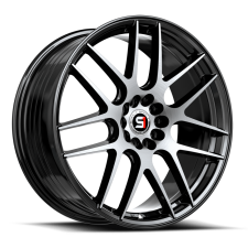 SPEC-1 RACING SP-65 (Gloss Black + Machined) Wheels