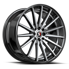 SPEC-1 RACING SP-69 (Gloss Black Machined / Undercut) Wheels