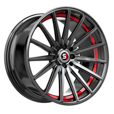 SPEC-1 RACING SP-69GBRU (Gloss Black / Red Under Cut) Wheels
