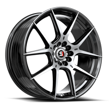 SPEC-1 RACING SP-71 (Gloss Black Machined) Wheels
