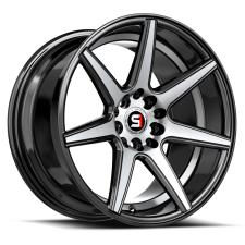 SPEC-1 RACING SP-73 (Gloss Black Machined / Undercut) Wheels