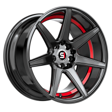 SPEC-1 RACING SP-73GBRU (Gloss Black / Red Under Cut) Wheels