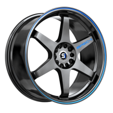 SPEC-1 RACING SPT-33GBBL (Gloss Black / Blue Line) Wheels